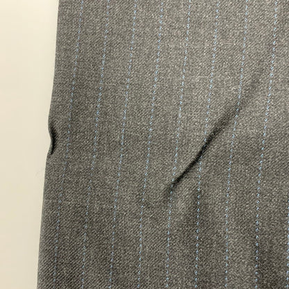 【中古品】【メンズ】 ME53FF092 00～10’S 2TUCK STRIPE WOOL SLACKS タック ストライプウール スラックス パンツ ボトムス 151-260220-yn-04-izu サイズ：2 カラー：グレー 万代Net店
