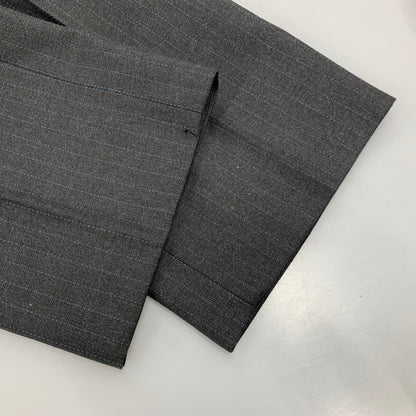 【中古品】【メンズ】 ME53FF092 00～10’S 2TUCK STRIPE WOOL SLACKS タック ストライプウール スラックス パンツ ボトムス 151-260220-yn-04-izu サイズ：2 カラー：グレー 万代Net店