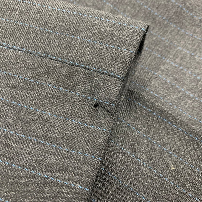 【中古品】【メンズ】 ME53FF092 00～10’S 2TUCK STRIPE WOOL SLACKS タック ストライプウール スラックス パンツ ボトムス 151-260220-yn-04-izu サイズ：2 カラー：グレー 万代Net店