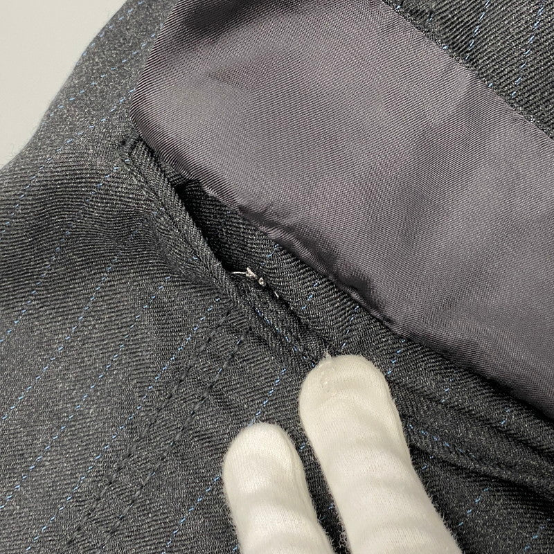 【中古品】【メンズ】 ME53FD223 00～10’S STRIPE WOOL 3B TAILORED JACKET ストライプ ウール スリーボタン テーラード ジャケット アウター 140-260219-cs-04-izu サイズ：2 カラー：チャコール 万代Net店