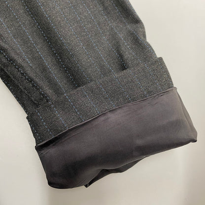 【中古品】【メンズ】 ME53FD223 00～10’S STRIPE WOOL 3B TAILORED JACKET ストライプ ウール スリーボタン テーラード ジャケット アウター 140-260219-cs-04-izu サイズ：2 カラー：チャコール 万代Net店