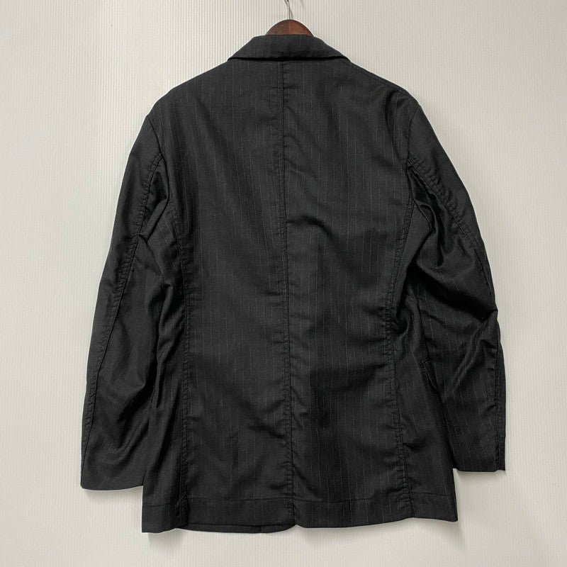 【中古品】【メンズ】 ME53FD223 00～10’S STRIPE WOOL 3B TAILORED JACKET ストライプ ウール スリーボタン テーラード ジャケット アウター 140-260219-cs-04-izu サイズ：2 カラー：チャコール 万代Net店