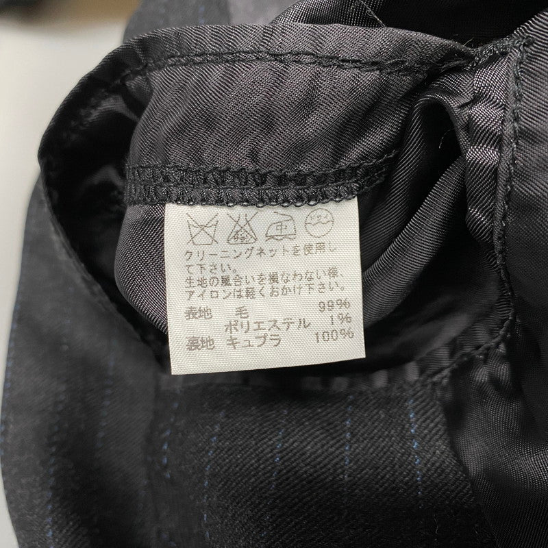 【中古品】【メンズ】 ME53FD223 00～10’S STRIPE WOOL 3B TAILORED JACKET ストライプ ウール スリーボタン テーラード ジャケット アウター 140-260219-cs-04-izu サイズ：2 カラー：チャコール 万代Net店