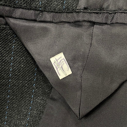 【中古品】【メンズ】 ME53FD223 00～10’S STRIPE WOOL 3B TAILORED JACKET ストライプ ウール スリーボタン テーラード ジャケット アウター 140-260219-cs-04-izu サイズ：2 カラー：チャコール 万代Net店