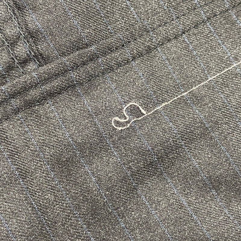 【中古品】【メンズ】 ME53FD223 00～10’S STRIPE WOOL 3B TAILORED JACKET ストライプ ウール スリーボタン テーラード ジャケット アウター 140-260219-cs-04-izu サイズ：2 カラー：チャコール 万代Net店