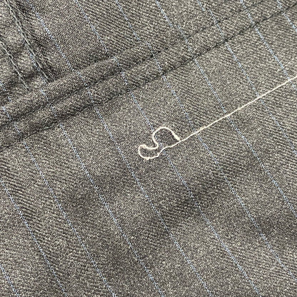 【中古品】【メンズ】 ME53FD223 00～10’S STRIPE WOOL 3B TAILORED JACKET ストライプ ウール スリーボタン テーラード ジャケット アウター 140-260219-cs-04-izu サイズ：2 カラー：チャコール 万代Net店