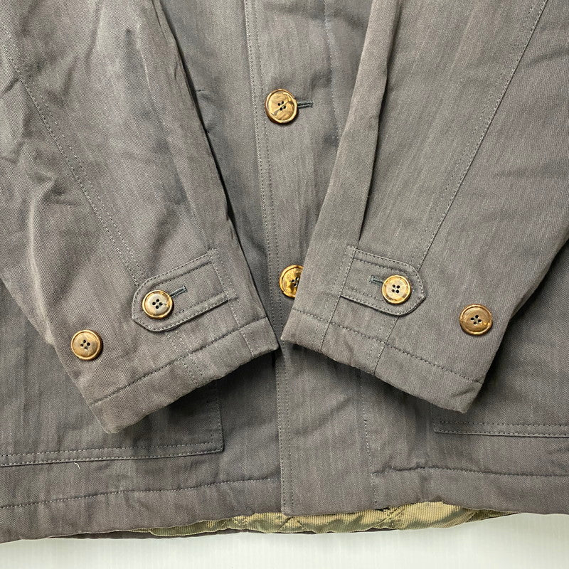 【中古品】【メンズ】 757907 GIACCONE UOMO QUILTING LINER WORK JACKET キルティング ライナー ワーク ジャケット アウター 141-260219-cs-10-izu サイズ：44 カラー：グレー 万代Net店
