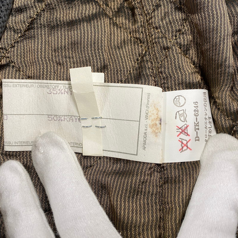 【中古品】【メンズ】 757907 GIACCONE UOMO QUILTING LINER WORK JACKET キルティング ライナー ワーク ジャケット アウター 141-260219-cs-10-izu サイズ：44 カラー：グレー 万代Net店