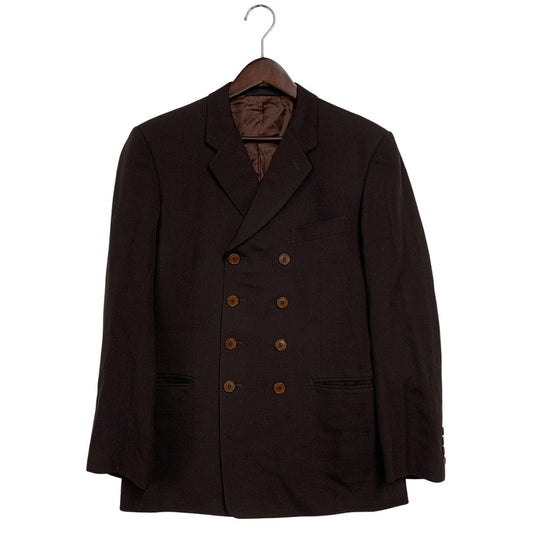 【中古品】【メンズ】 PAUL SMITH LONDON ポール・スミス ロンドン WOOL DOUBLE TAILORED JACKET FE-K0983-01 ウール ダブル テーラードジャケット 141-260220-as-27-izu サイズ：M カラー：ブラウン 万代Net店