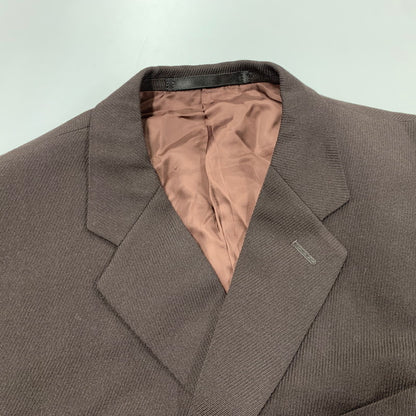 【中古品】【メンズ】 PAUL SMITH LONDON ポール・スミス ロンドン WOOL DOUBLE TAILORED JACKET FE-K0983-01 ウール ダブル テーラードジャケット 141-260220-as-27-izu サイズ：M カラー：ブラウン 万代Net店