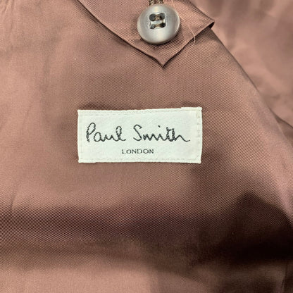 【中古品】【メンズ】 PAUL SMITH LONDON ポール・スミス ロンドン WOOL DOUBLE TAILORED JACKET FE-K0983-01 ウール ダブル テーラードジャケット 141-260220-as-27-izu サイズ：M カラー：ブラウン 万代Net店