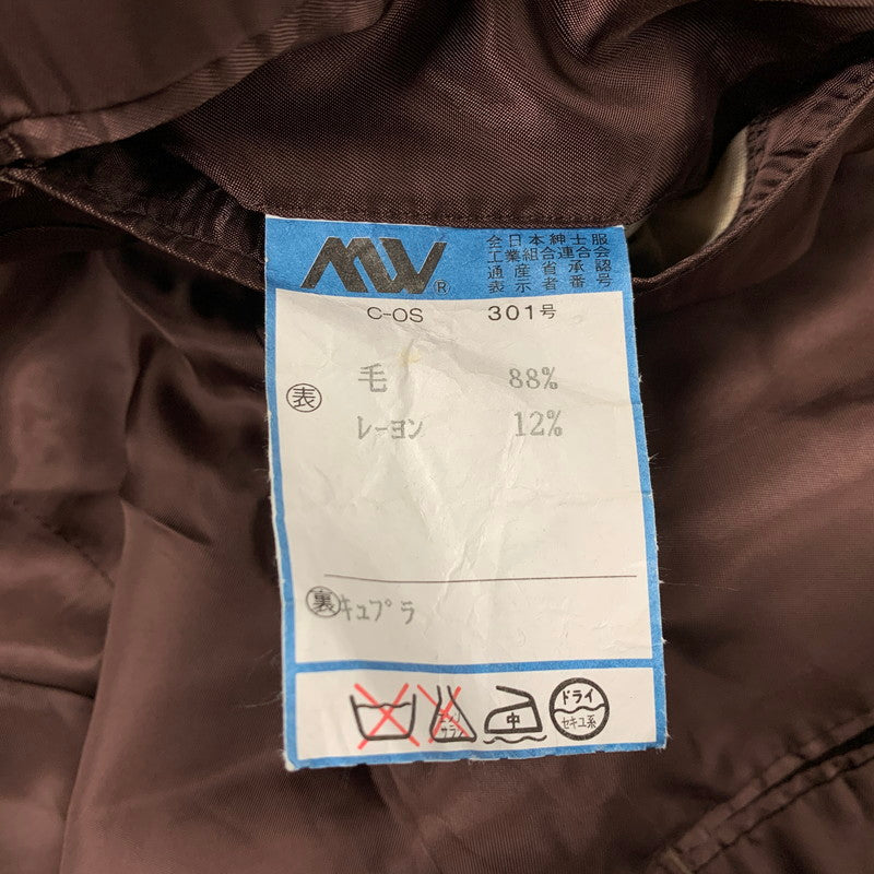 【中古品】【メンズ】 PAUL SMITH LONDON ポール・スミス ロンドン WOOL DOUBLE TAILORED JACKET FE-K0983-01 ウール ダブル テーラードジャケット 141-260220-as-27-izu サイズ：M カラー：ブラウン 万代Net店