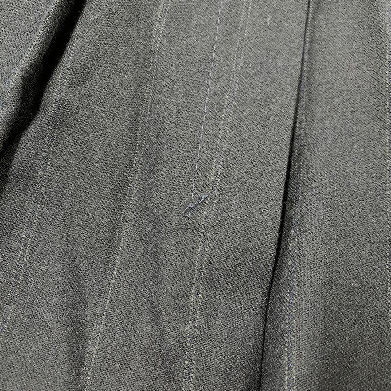 【中古品】【レディース】 LAUREN RALPH LAUREN ローレン ラルフ ローレン 2TUCK STRIPE WOOL SLACKS 2タック ストライプ ウール スラックス USA製 パンツ 168-260220-as-23-izu サイズ：4 カラー：ネイビー 万代Net店