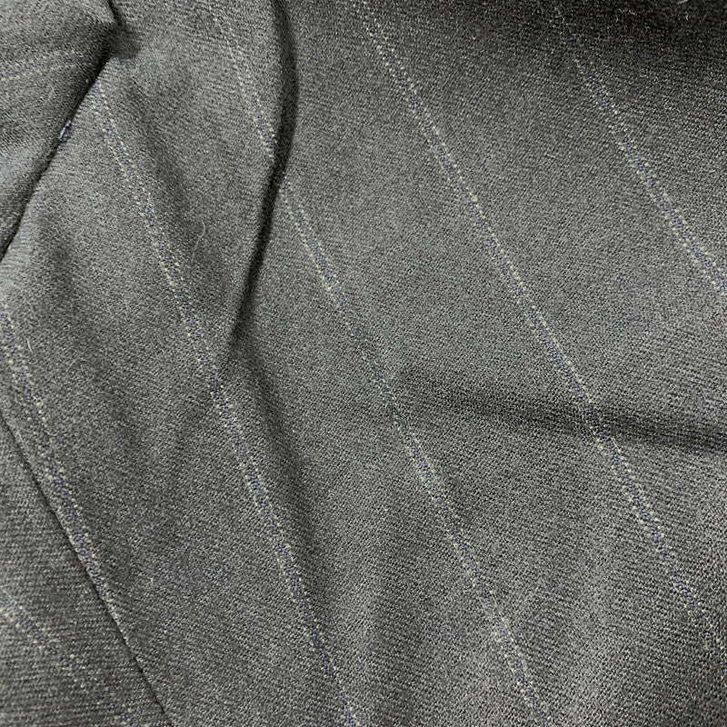 【中古品】【レディース】 LAUREN RALPH LAUREN ローレン ラルフ ローレン 2TUCK STRIPE WOOL SLACKS 2タック ストライプ ウール スラックス USA製 パンツ 168-260220-as-23-izu サイズ：4 カラー：ネイビー 万代Net店