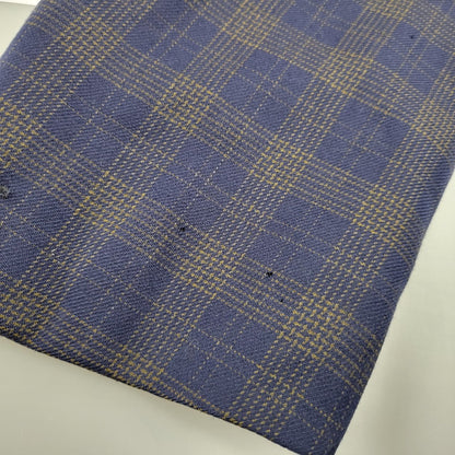 【中古品】【メンズ】 80’S WOOL CHECK METAL BUTTON 3B TAILORED JACKET ウール チェックメタル ボタン スリーボタン テーラード ジャケット アウター 141-260220-cs-14-izu サイズ：48 カラー：ネイビー 万代Net店