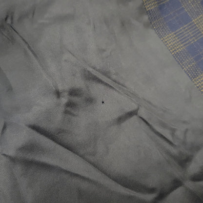 【中古品】【メンズ】 80’S WOOL CHECK METAL BUTTON 3B TAILORED JACKET ウール チェックメタル ボタン スリーボタン テーラード ジャケット アウター 141-260220-cs-14-izu サイズ：48 カラー：ネイビー 万代Net店