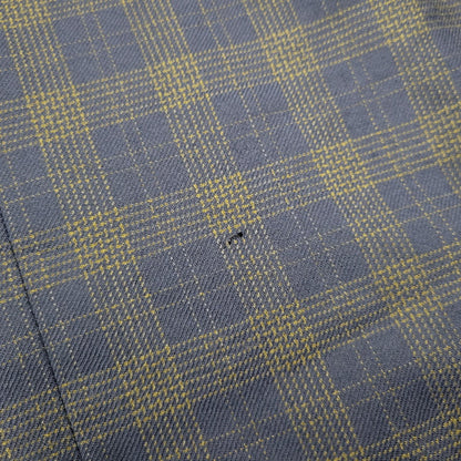 【中古品】【メンズ】 80’S WOOL CHECK METAL BUTTON 3B TAILORED JACKET ウール チェックメタル ボタン スリーボタン テーラード ジャケット アウター 141-260220-cs-14-izu サイズ：48 カラー：ネイビー 万代Net店