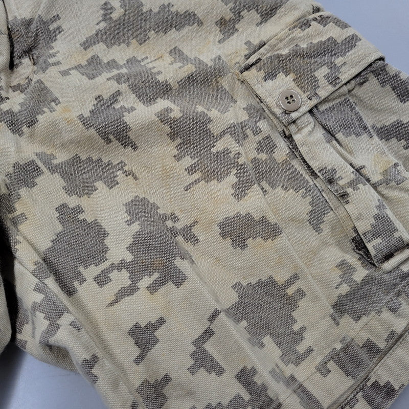 【現状渡し品】【メンズ】 STUSSY OUTDOOR ステューシー DIGITAL CAMO CARGO SHORTS デジタルカモ カーゴ ショーツ USA製 紺タグ ショートパンツ 153-260223-as-13-izu サイズ：30 カラー：ベージュ系 万代Net店