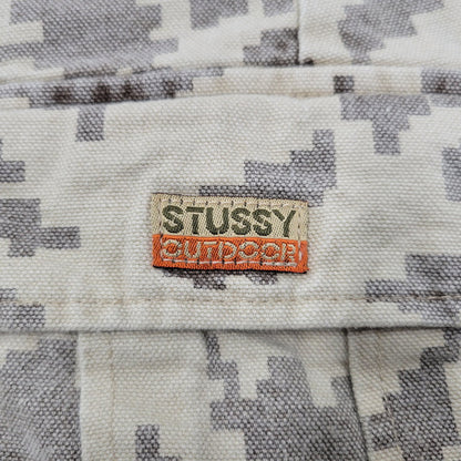 【現状渡し品】【メンズ】 STUSSY OUTDOOR ステューシー DIGITAL CAMO CARGO SHORTS デジタルカモ カーゴ ショーツ USA製 紺タグ ショートパンツ 153-260223-as-13-izu サイズ：30 カラー：ベージュ系 万代Net店