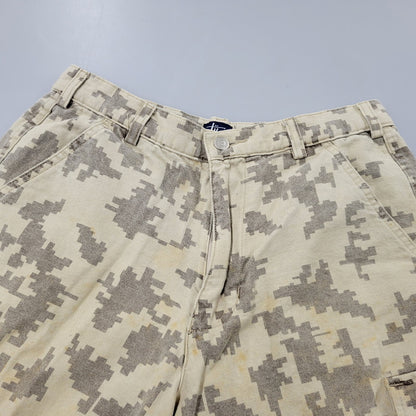 【現状渡し品】【メンズ】 STUSSY OUTDOOR ステューシー DIGITAL CAMO CARGO SHORTS デジタルカモ カーゴ ショーツ USA製 紺タグ ショートパンツ 153-260223-as-13-izu サイズ：30 カラー：ベージュ系 万代Net店