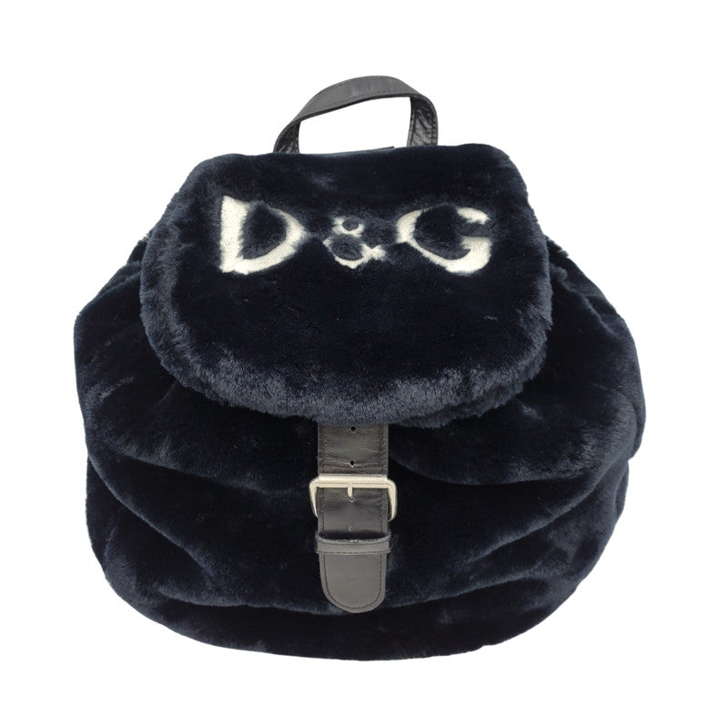 【中古品】【メンズ/レディース】 FAKE FUR BACKPACK ファーリュック カバン 188-260218-yn-07-izu カラー：ブラック 万代Net店