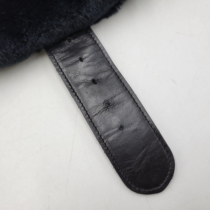 【中古品】【メンズ/レディース】 FAKE FUR BACKPACK ファーリュック カバン 188-260218-yn-07-izu カラー：ブラック 万代Net店