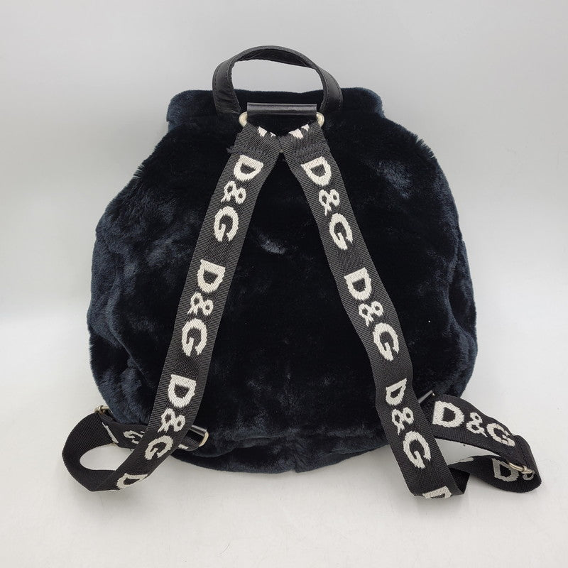 【中古品】【メンズ/レディース】 FAKE FUR BACKPACK ファーリュック カバン 188-260218-yn-07-izu カラー：ブラック 万代Net店