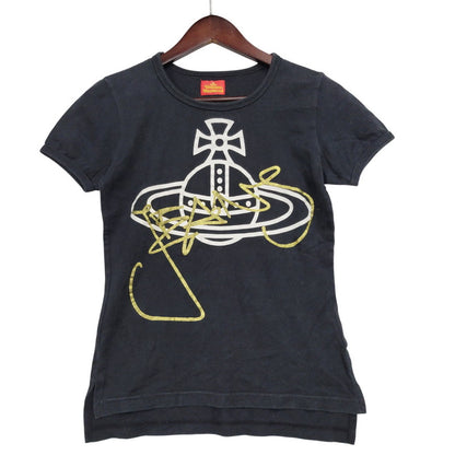 【中古品】【レディース】 ANGLOMANIA ORB TEE アングロマニア オーブ Tシャツ 半袖 トップス 168-260223-kh-04-izu サイズ：M カラー：ブラック 万代Net店