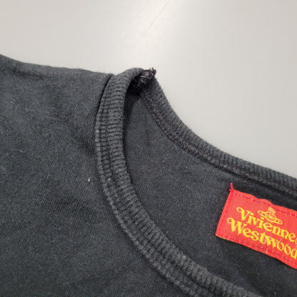 【中古品】【レディース】 ANGLOMANIA ORB TEE アングロマニア オーブ Tシャツ 半袖 トップス 168-260223-kh-04-izu サイズ：M カラー：ブラック 万代Net店
