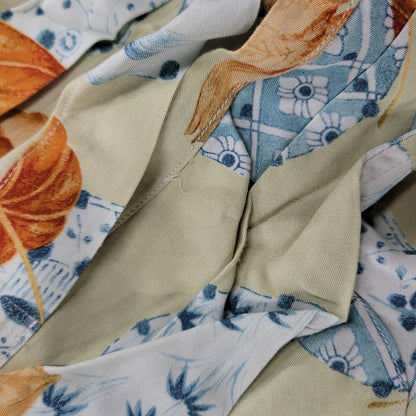 【中古品】【メンズ】 KARL HELMUT カールヘルム OPEN COLLAR L/S RAYON SHIRT P036UFB36 オープンカラー ロングスリーブ レーヨンシャツ ホオズキ柄 長袖 140-260220-as-18-izu カラー：マルチカラー 万代Net店