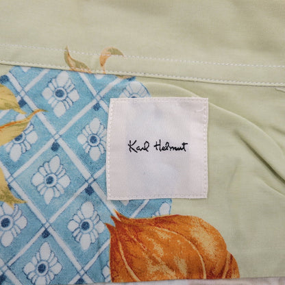 【中古品】【メンズ】 KARL HELMUT カールヘルム OPEN COLLAR L/S RAYON SHIRT P036UFB36 オープンカラー ロングスリーブ レーヨンシャツ ホオズキ柄 長袖 140-260220-as-18-izu カラー：マルチカラー 万代Net店