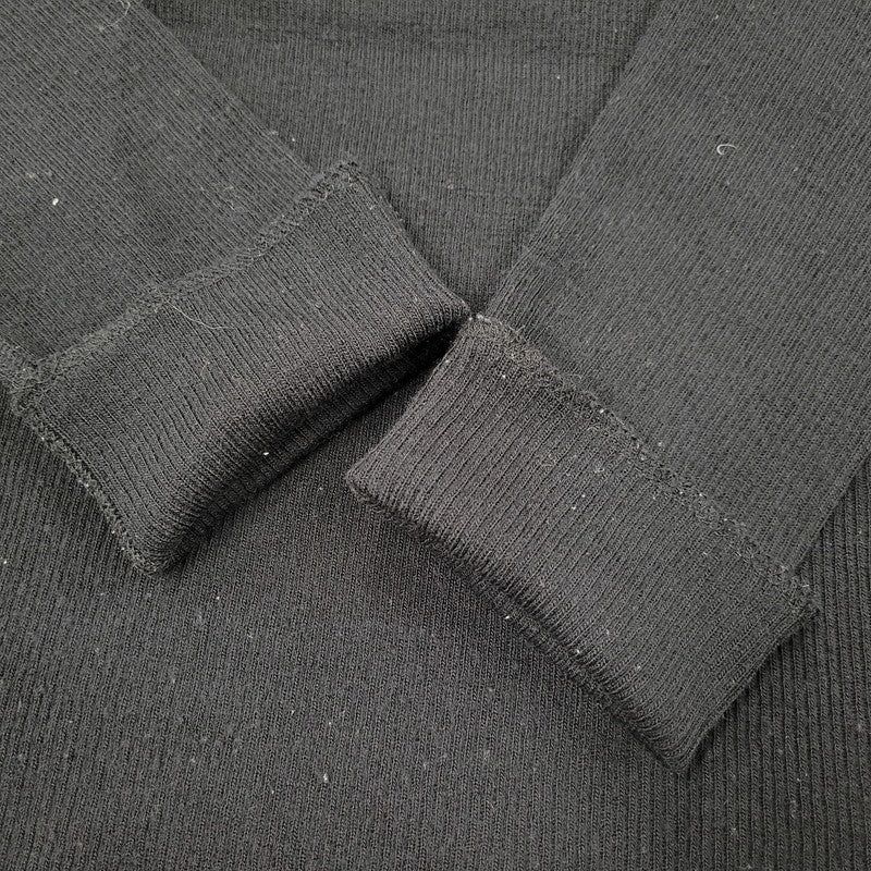 【中古品】【レディース】 JEAN PAUL GAULTIER CLASSIQUE ジャンポールゴルチエ クラシック 日本製 WOOL KNIT SHIRT ウール ニット シャツ トップス 168-260219-yn-04-izu サイズ：48 カラー：ブラック 万代Net店