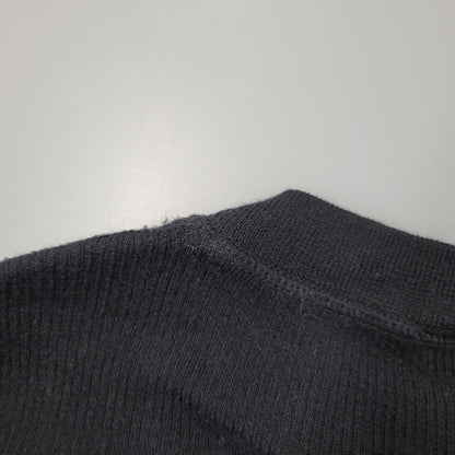 【中古品】【レディース】 JEAN PAUL GAULTIER CLASSIQUE ジャンポールゴルチエ クラシック 日本製 WOOL KNIT SHIRT ウール ニット シャツ トップス 168-260219-yn-04-izu サイズ：48 カラー：ブラック 万代Net店