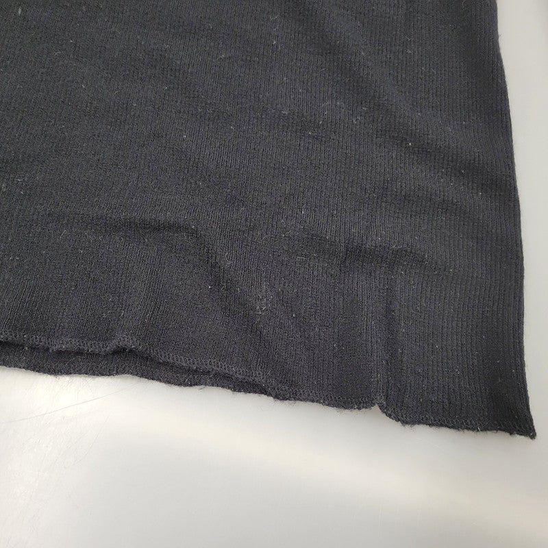 【中古品】【レディース】 JEAN PAUL GAULTIER CLASSIQUE ジャンポールゴルチエ クラシック 日本製 WOOL KNIT SHIRT ウール ニット シャツ トップス 168-260219-yn-04-izu サイズ：48 カラー：ブラック 万代Net店