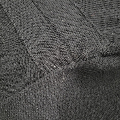 【中古品】【レディース】 JEAN PAUL GAULTIER CLASSIQUE ジャンポールゴルチエ クラシック 日本製 WOOL KNIT SHIRT ウール ニット シャツ トップス 168-260219-yn-04-izu サイズ：48 カラー：ブラック 万代Net店