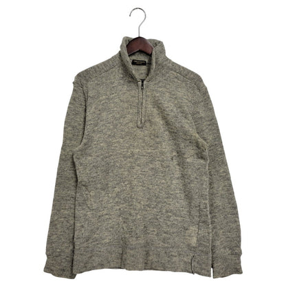 【現状渡し品】【メンズ】 PT-040340 99AW HALFZIP WOOL KNITSHIRT ハーフジップ ウール ニットシャツ 140-260219-yn-09-izu サイズ：不明 カラー：グレー 万代Net店