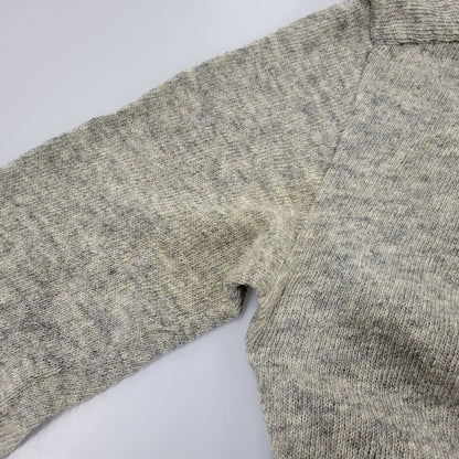 【現状渡し品】【メンズ】 PT-040340 99AW HALFZIP WOOL KNITSHIRT ハーフジップ ウール ニットシャツ 140-260219-yn-09-izu サイズ：不明 カラー：グレー 万代Net店