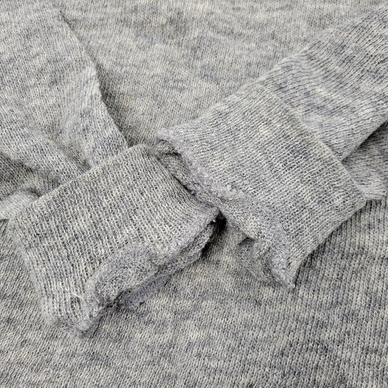 【現状渡し品】【メンズ】 PT-040340 99AW HALFZIP WOOL KNITSHIRT ハーフジップ ウール ニットシャツ 140-260219-yn-09-izu サイズ：不明 カラー：グレー 万代Net店