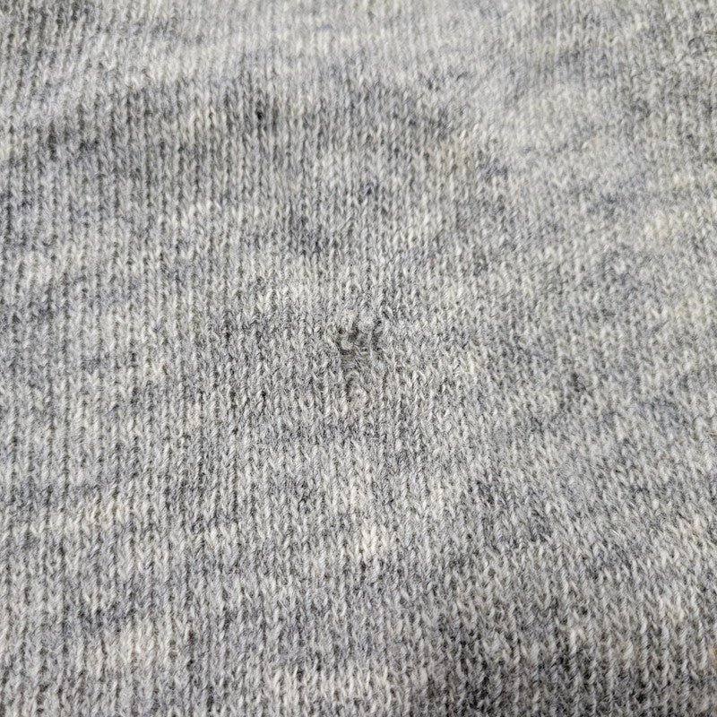 【現状渡し品】【メンズ】 PT-040340 99AW HALFZIP WOOL KNITSHIRT ハーフジップ ウール ニットシャツ 140-260219-yn-09-izu サイズ：不明 カラー：グレー 万代Net店
