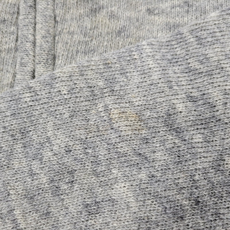 【現状渡し品】【メンズ】 PT-040340 99AW HALFZIP WOOL KNITSHIRT ハーフジップ ウール ニットシャツ 140-260219-yn-09-izu サイズ：不明 カラー：グレー 万代Net店