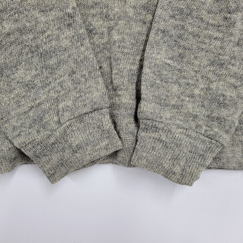 【現状渡し品】【メンズ】 PT-040340 99AW HALFZIP WOOL KNITSHIRT ハーフジップ ウール ニットシャツ 140-260219-yn-09-izu サイズ：不明 カラー：グレー 万代Net店