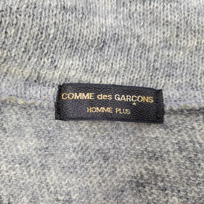 【現状渡し品】【メンズ】 PT-040340 99AW HALFZIP WOOL KNITSHIRT ハーフジップ ウール ニットシャツ 140-260219-yn-09-izu サイズ：不明 カラー：グレー 万代Net店