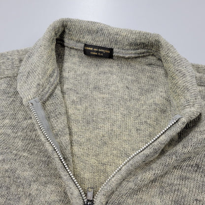 【現状渡し品】【メンズ】 PT-040340 99AW HALFZIP WOOL KNITSHIRT ハーフジップ ウール ニットシャツ 140-260219-yn-09-izu サイズ：不明 カラー：グレー 万代Net店