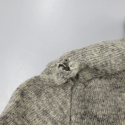 【現状渡し品】【メンズ】 PT-040340 99AW HALFZIP WOOL KNITSHIRT ハーフジップ ウール ニットシャツ 140-260219-yn-09-izu サイズ：不明 カラー：グレー 万代Net店