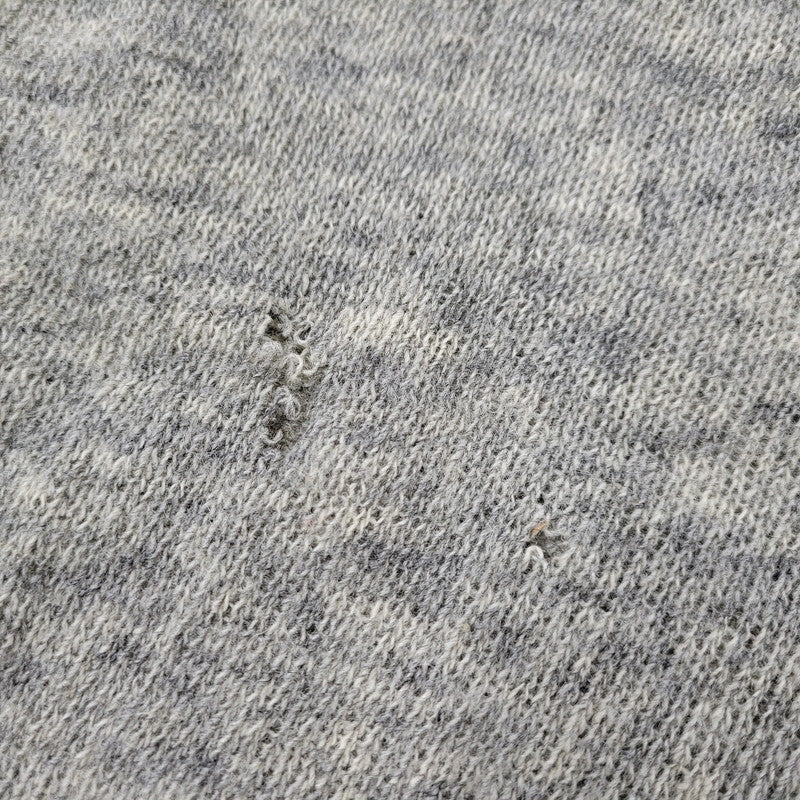【現状渡し品】【メンズ】 PT-040340 99AW HALFZIP WOOL KNITSHIRT ハーフジップ ウール ニットシャツ 140-260219-yn-09-izu サイズ：不明 カラー：グレー 万代Net店