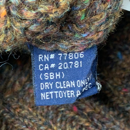 【中古品】【メンズ】 0C883623-3198 WOOL MELANGE KNIT SHIRT ウール メランジ ニット シャツ トップス セーター 146-260218-ya-05-izu サイズ：M カラー：BROWN 万代Net店