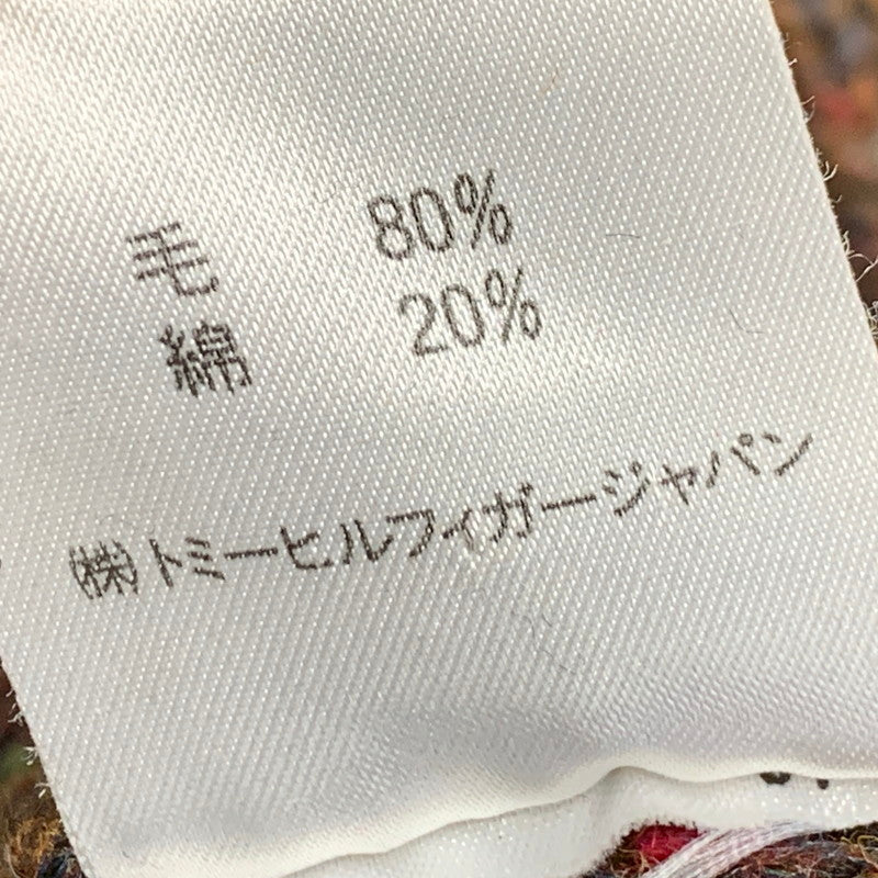 【中古品】【メンズ】 0C883623-3198 WOOL MELANGE KNIT SHIRT ウール メランジ ニット シャツ トップス セーター 146-260218-ya-05-izu サイズ：M カラー：BROWN 万代Net店