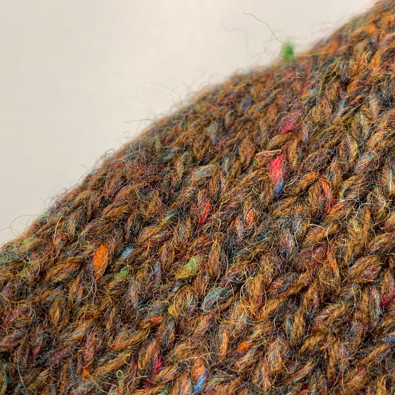 【中古品】【メンズ】 0C883623-3198 WOOL MELANGE KNIT SHIRT ウール メランジ ニット シャツ トップス セーター 146-260218-ya-05-izu サイズ：M カラー：BROWN 万代Net店