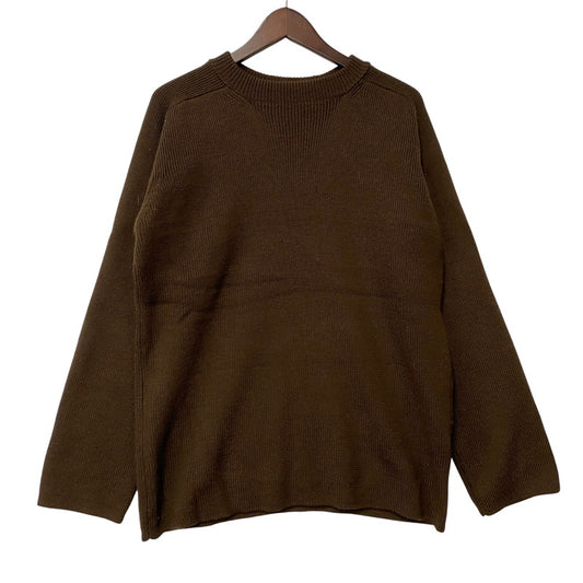 【中古品】【メンズ】 HI-K47-186 97AW FREEDOM SLEEVE WOOL KNIT SHIRT フリーダム スリーブ ウール ニット シャツ トップス 長袖 140-260219-cs-01-izu サイズ：M カラー：ブラウン 万代Net店