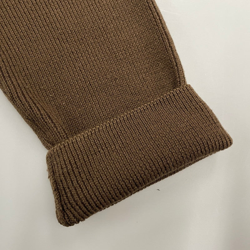 【中古品】【メンズ】 HI-K47-186 97AW FREEDOM SLEEVE WOOL KNIT SHIRT フリーダム スリーブ ウール ニット シャツ トップス 長袖 140-260219-cs-01-izu サイズ：M カラー：ブラウン 万代Net店